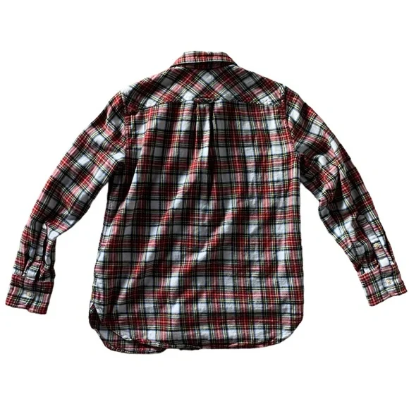 J Crew women’s plaid Snowy Stewart Tartan Flannel Size OO extra small - Picture 5 of 15